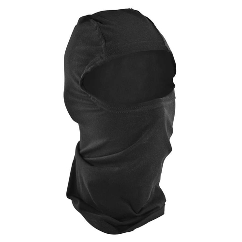 Zan Headgear Black Bamboo Cotton Balaclava