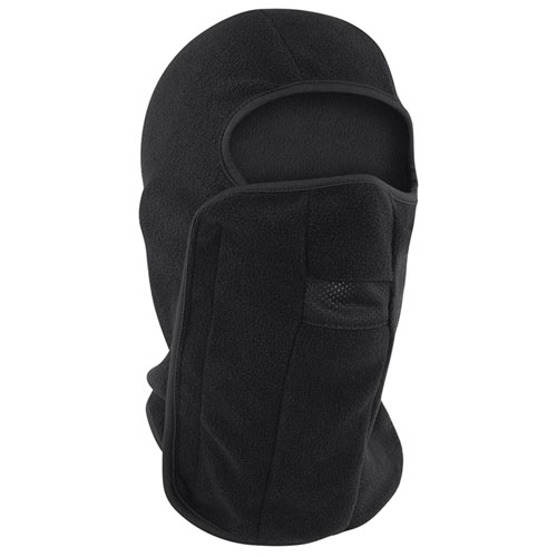 Balaclava Fleece Hook and Loop Closure Black