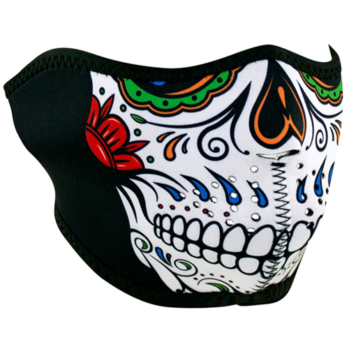 Muerte Skull Half Face Mask