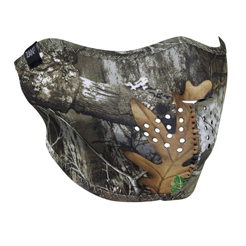Zan Headgear Neoprene Realtree Edge Half Face Mask
