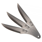 Gear Stock Throwing Set Knife With Sheath - 3 pcs