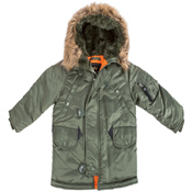 Alpha Youth N-3B Parka Jacket
