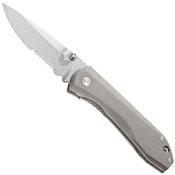 765 Mini Sandblasted Titanium Handle Folding Knife