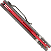 Benchmade Exclusive Osborne Red Folding Knife - Grey