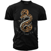 Black Ink Design Don't Tread on Me Graphic T-Shirt