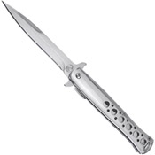 Italian Stiletto Linerlock Pocket Knife