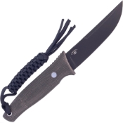 Discover the Tamashii Fixed Knife with a Brown Canvas Micarta Handle, a perfect blend of aesthetics and performance. Find it exclusively at Camouflage.ca. 