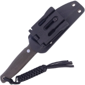 Discover the Tamashii Fixed Knife with a Brown Canvas Micarta Handle, a perfect blend of aesthetics and performance. Find it exclusively at Camouflage.ca. 