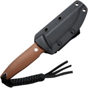 Discover the Tamashii Fixed Knife with a Brown Canvas Micarta Handle, a perfect blend of aesthetics and performance. Find it exclusively at Camouflage.ca. 