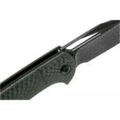 Ortis Folding Knife w/ Twill Carbon Fiber Handle