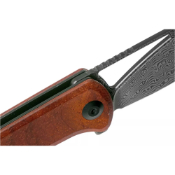 Riffle Damascus Flipper Folding Knife