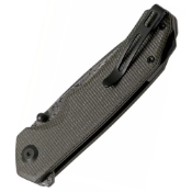  Button Lock Elementum Folding Knife - Marble Carbon Fiber Handle