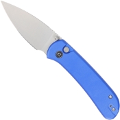 Pick the Qubit Folding Knife with a Bright Blue Aluminum Handle, a stylish choice for outdoor enthusiasts. Explore the diverse range at Camouflage.ca for top-tier gear. 
