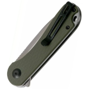 Elementum D2 Flipper Knife G10 Handle