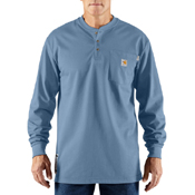 Flame-Resistant Force Loose Fit Midweight Long-Sleeve Pocket Henley T-Shirt