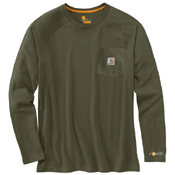 Carhartt Force Cotton Delmont Long-Sleeve T-Shirt