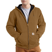 Rutland Thermal Lined Hooded Front Zip Sweatshirt