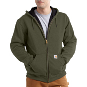 Rutland Thermal Lined Hooded Front Zip Sweatshirt