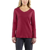 Carhartt Women's Long-Sleeve V-Neck T-Shirt