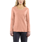 Carhartt Women's Long-Sleeve V-Neck T-Shirt