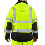 High-Visibility Waterproof Loose Fit Heavyweight Insulated Class 3 Jacket