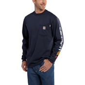 Flame-Resistant Force Graphic Long-Sleeve T-Shirt