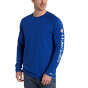 Carhartt Force Cotton Delmont Sleeve Graphic Long-Sleeve T-Shirt
