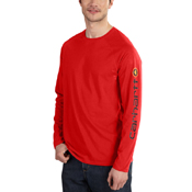 Carhartt Force Cotton Delmont Sleeve Graphic Long-Sleeve T-Shirt