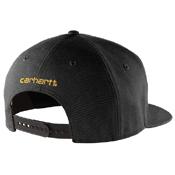 Firm Duck Flat Brim Cap -  Black