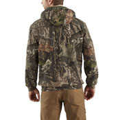 Carhartt Mid Weight Camo Sleeve Logo Hooded Sweatshirt