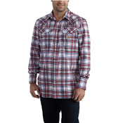 Carhartt Flame Resistant Snap-Front Plaid Shirt