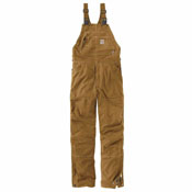 Flame Resistant Loose Fit Quick Duck Lined Bib Overalls