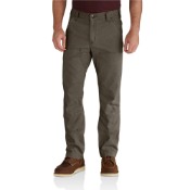 Rugged Flex Relaxed Fit Canvas  Double-Front Utility Work Pant