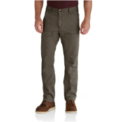 Rugged Flex Relaxed Fit Canvas  Double-Front Utility Work Pant
