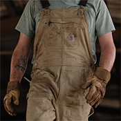 Rugged Flex Relaxed Fit Canvas Bib Overall 