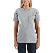 Carhartt Womens WK87 Workwear Pocket Short-Sleeve T-Shirt