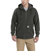 Rain Defender Relaxed Fit Midweight  Sherpa-Lined Full-Zip Sweatshirt
