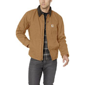 Carhartt Full Swing Loose Fit Washed Duck Fleece-Lined Jacket