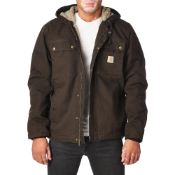 Carhartt Relaxed Fit Washed Duck Sherpa-Lined Utility Jacket