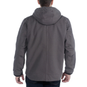 Carhartt Relaxed Fit Washed Duck Sherpa-Lined Utility Jacket - Carhartt Brown