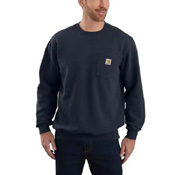 Mens Crewneck Pocket Sweatshirt