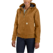 Carhartt Women Loose Fit Washed Duck Insulated Active Jacket