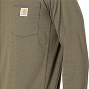 Force Relaxed Fit Midweight Long-Sleeve Pocket T-Shirt