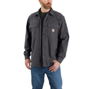 Rugged Flex Relaxed Fit Canvas Fleece-Lined Shirt Jac