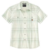 Carhartt Rugged Flex Relaxed Fit Lightweight Short-Sleeve Plaid Shirt