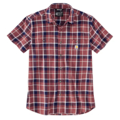 Carhartt Rugged Flex Relaxed Fit Lightweight Short-Sleeve Plaid Shirt