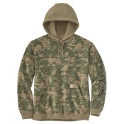 Loose Fit Carhartt Midweight Camo Logo Graphic Sweatshirt