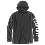Force Relaxed Fit Midweight Long-Sleeve Graphic Hooded T-Shirt