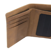 Carhartt Saddle Leather Trifold Wallet 