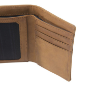 Carhartt Saddle Leather Trifold Wallet 